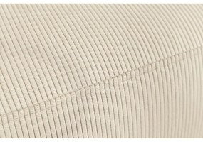 Krémová zamatová rohová pohovka Enjoy – Bobochic Paris