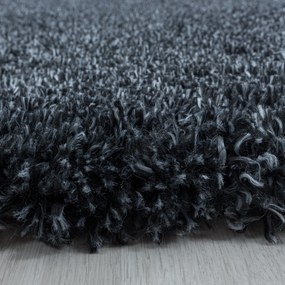 Ayyildiz koberce Kusový koberec Fluffy Shaggy 3500 anthrazit kruh - 120x120 (priemer) kruh cm