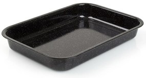 Banquet Pekáč smaltovaný CULINARIA Black 42 x 29 x 6 cm, L