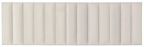Čalúnený nástenný panel FRAME PAROS 15x60 cm Farba: Svetlosivá