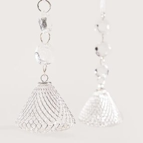 Závesná vianočná dekorácia BIJOU kužely 754029 (2 ks)