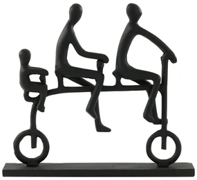 Kovová soška (výška 32 cm) Cycle – Light &amp; Living