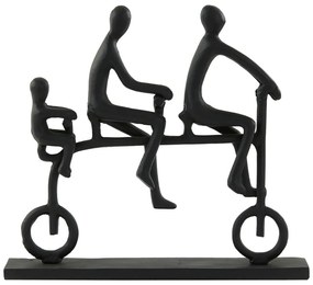 Kovová soška (výška 32 cm) Cycle – Light &amp; Living