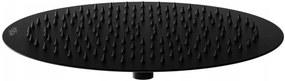 Mexen X sprchový set , horná hlavica oval 25cm, 3/4", čierna, 79392-70