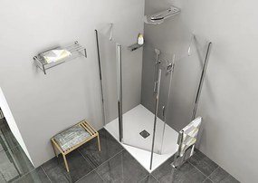 Polysan Polysan, ZOOM obdĺžniková sprchová zástena 1500x1000mm L/P varianta, ZL1315ZL3210