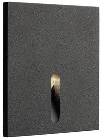 Rabalux 71171 - LED Schodiskové svietidlo BOVEN LED/3W/230V čierna