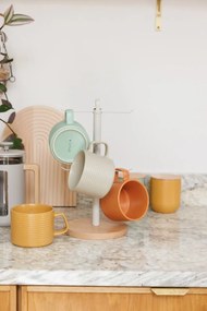 Kitchen Craft Kameninový hrnček Idilica 400 ml – set 4 ks