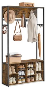 Vešiakový stojan s botníkom HSR432K01