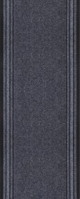 Spoltex, Protišmykový behúň na mieru Rekord 802 šedá, šíre 120 cm, šedá, chodba / predsieň