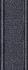 Spoltex, Protišmykový behúň na mieru Rekord 802 šedá, šíre 80 cm, šedá, chodba / predsieň