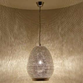 Luxusná strieborná lampa Maskatta