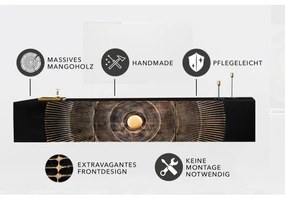 TV-skrinka 44250 Bailey 160cm Drevo Mango  - Komfort-nábytok