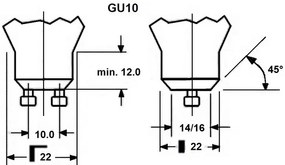 Diolamp SMD LED Reflektor PAR16 5W/GU10/230V/4000K/450Lm/105°