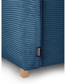 Variabilná modrá menčestrová rozkladacia rohová pohovka Tori – Bonami Selection