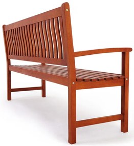 InternetovaZahrada Záhradná lavička Maxima 152 cm - eukalyptus