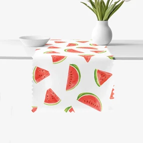 Goldea behúň na stôl teflónový - svieže melóny 35x120 cm