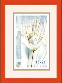 Fotorámik Giulia 15x21 cm, oranžový%
