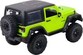 Double E Diaľkovo ovládaný off-road RC Jeep Wrangler Rock Crawler zelený 1:14