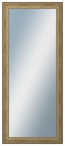 DANTIK - Zrkadlo v rámu, rozmer s rámom 60x140 cm z lišty HRAD strieborná patina (2823)