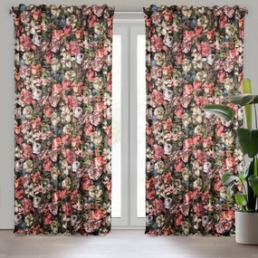 ZATEMŇOVACÍ ZÁVES NA PÁSKE PEONIA 140X270 CM VZOROVANÁ