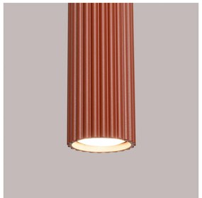 Závesné svietidlo v tehlovej farbe Gleam – Sollux