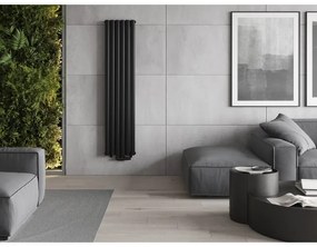 Mexen Dallas, vykurovacie teleso 1600 x 360 mm, 1039 W, čierna, W214-1600-360-00-70