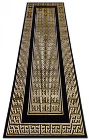 Dywany Łuszczów Behúň Gloss 6776 86 greek black/gold - 80x200 cm