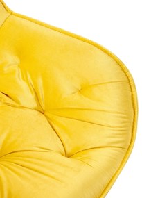 Stolička Tanna - zamat - Žltá
