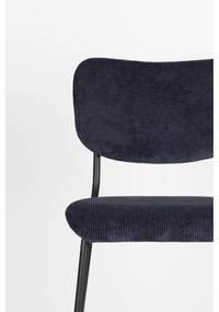 Tmavomodré barové stoličky v súprave 2 ks 92 cm Benson – Zuiver