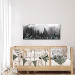 Obraz - Les s ilustrovanými prvkami (120x50 cm)