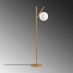 Stojací lampa Fork zlatá
