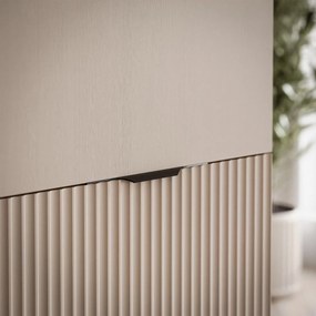 DVOJDVEROVÁ ŠATNÍKOVÁ SKRIŇA AMADEO 100 cm PIESKOVO BÉŽOVÁ