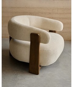 Béžové ženilkové kreslo Granite – Kave Home