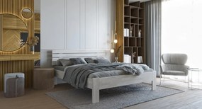 Posteľ Isolda 180x200 cm, bielený buk