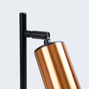 Stolná lampa Winx, 1x medené kovové tienidlo