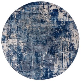 Modrý okrúhly koberec ø 160 cm Cocktail Wonderlust - Flair Rugs