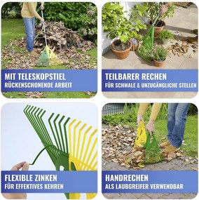 Multifunkčná násada na hrable 2 ks – Maximex