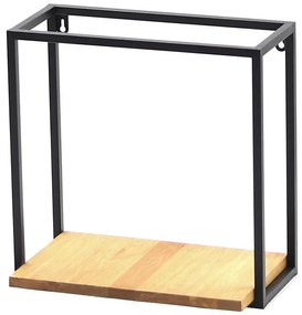 Polička Loft KWS-715/02/01 35x15 čierna