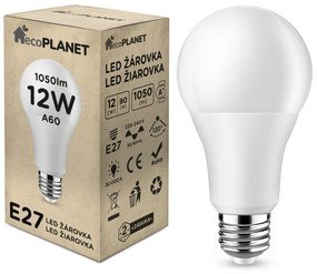 BERGE LED žiarovka ecoPLANET - E27 - A60 - 15W - 1500Lm - studená biela