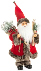 VIANOČNÁ FIGÚRKA SANTA 40 CM ČERVENÁ