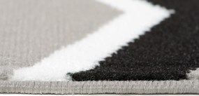 TA Koberec T237B ŠEDÁ LUXUSNÁ PP ESM Rozmer: 130x190 cm