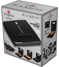 BerlingerHaus Sendvičovač 3v1 s odnímateľnými doskami Black Rose