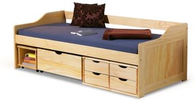 HALMAR Drevená posteľ Maxima 90x200 borovica