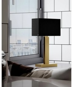 ByRydens 4002680-6512 - Stolová lampa PRIME 1xE27/5W/230V čierna/zlatá