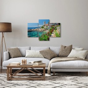 Obraz - Malebné pobrežie dediny (90x60 cm)