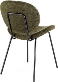 Khaki čalúnená jedálenská stolička Maddie – Yes Everyday