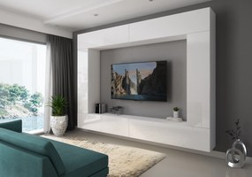 OBÝVACIA STENA ELEGANTE II BIELY LESK