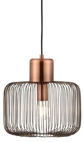 Endon 68986 - Závesný luster na lanku NICOLA 1xE27/40W/230V medený