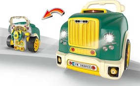 Auto s motorom N-GINE zelené