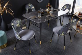 Dizajnová stolička Boutique - tmavosivá